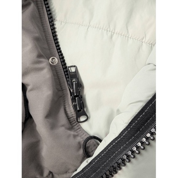 L.L. Bean Parka Jacket‎ Mens L Gray Vintage 1423 B Hooded Baxter State Style USA - Picture 5 of 8